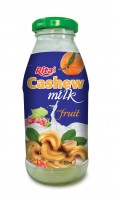 566 Trobico Cashew milk with fruit glass bottle 250ml